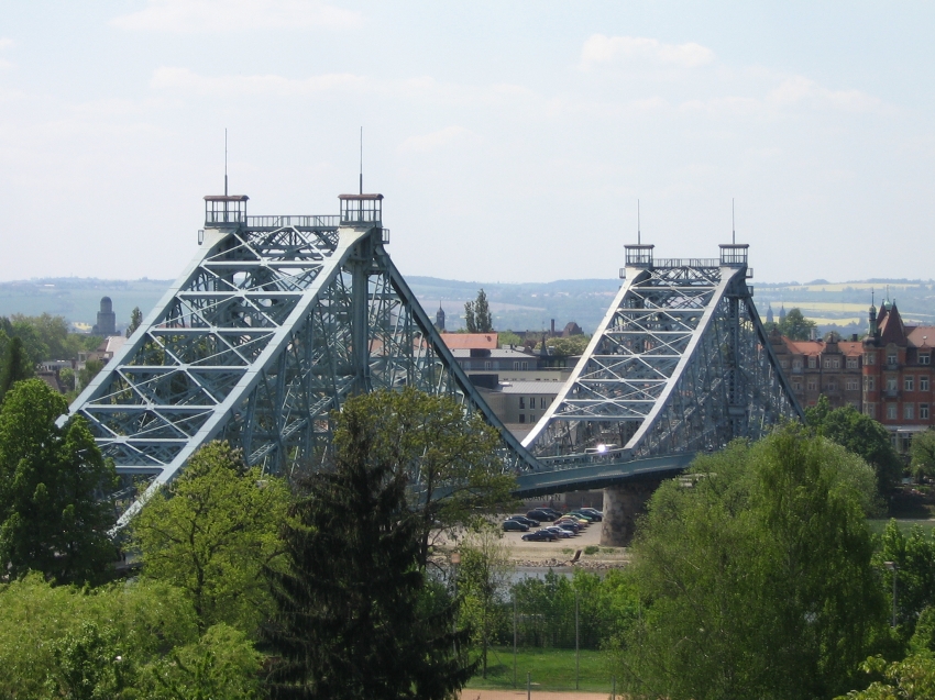 Антикоррозионная защита Ловшицкого Моста "Голубое Чудо", Дрезден