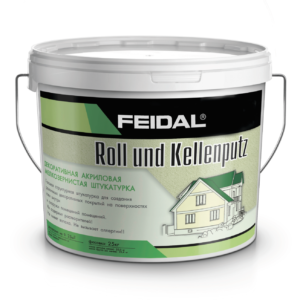 Декоративная штукатурка под валик и шпатель FEIDAL Roll-und Kellenputz