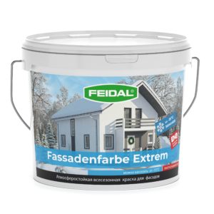 Фасадная всесезонная краска FEIDAL Fassadenfarbe Extrem