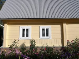 Haus Farbe. Скандинавские цвета на деревянном фасаде